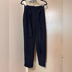 New without tags - Wilfred high waisted leg tie front black pants with belt